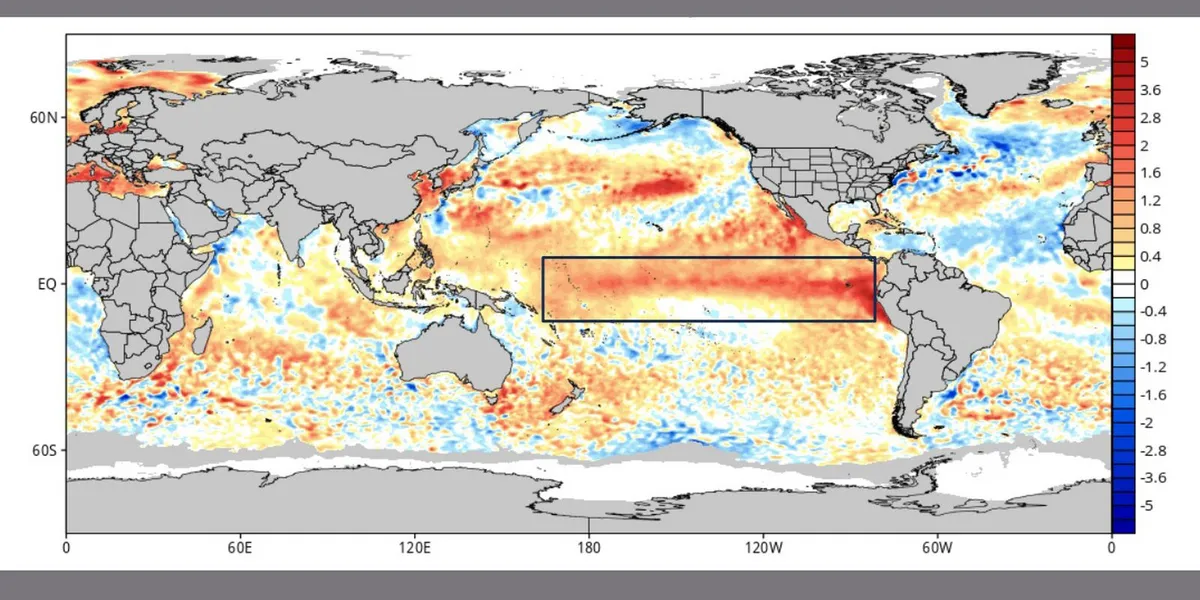 Inpe alerta para risco de El Niño forte no país