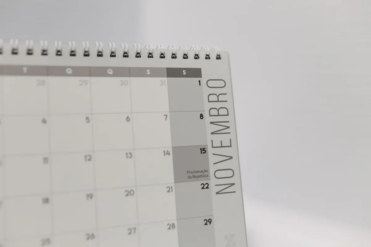 Panorama: Serviços Públicos Novembro de 2026 terá três feriados nacionais para planejamento
